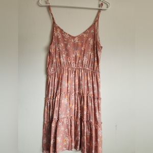 Pink Rose brand floral dress.